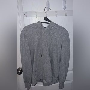 simple gray hoodie